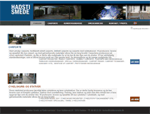 Tablet Screenshot of hadstensmede.dk
